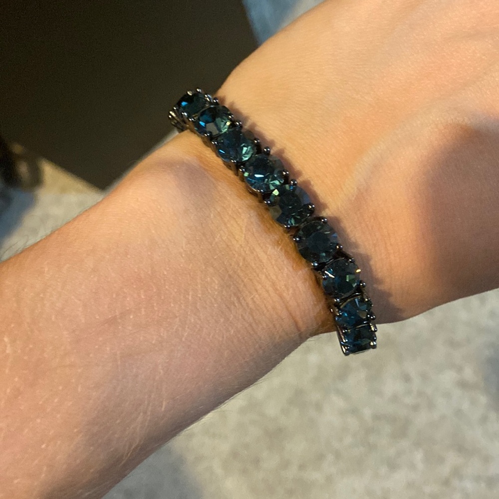 Park Lane Navy Impression Bracelet